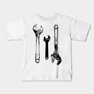 Hand tools - Crescent wrenches Kids T-Shirt